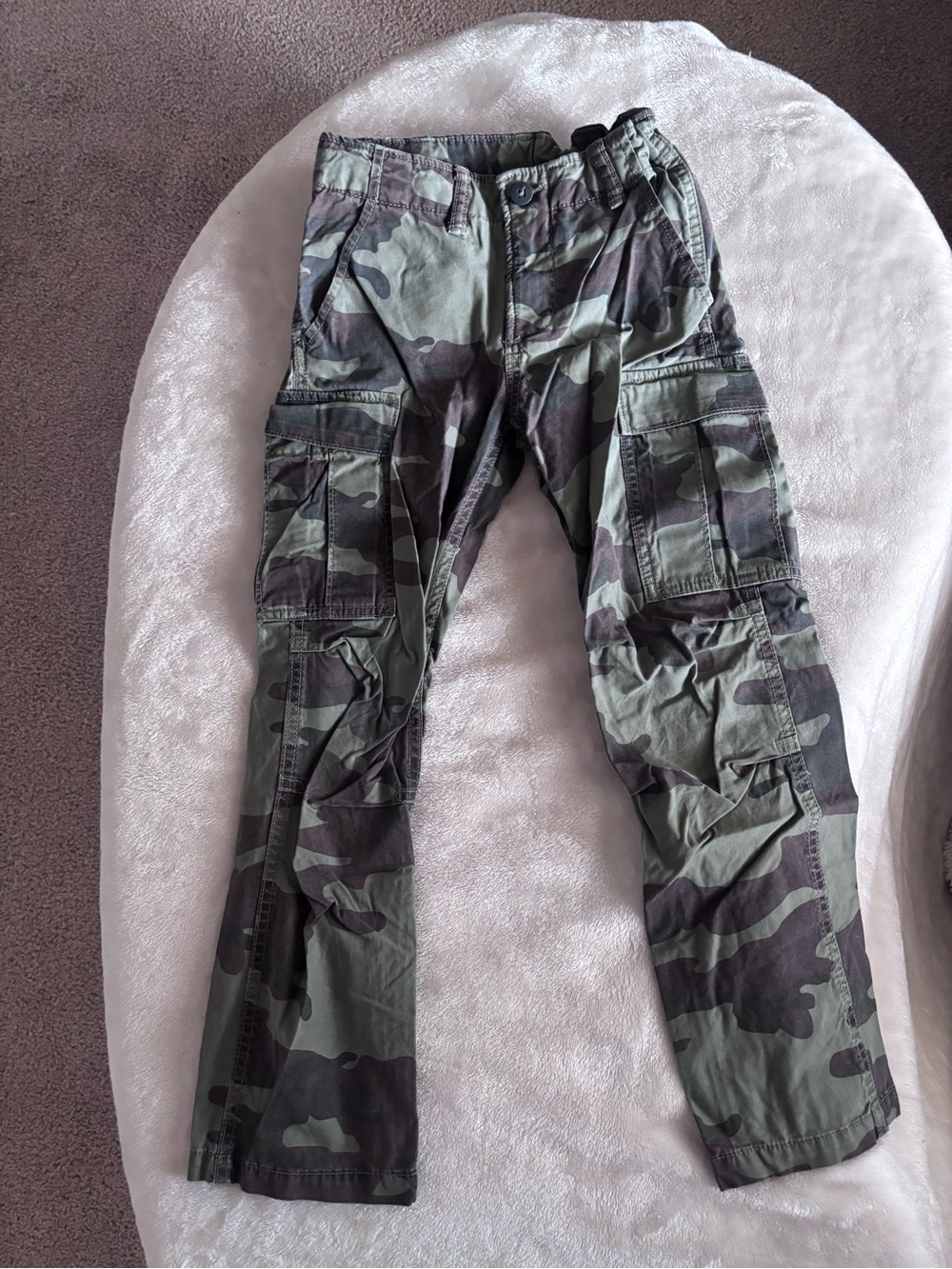 GAP Men's Camo Cargo Pants - Green & Black